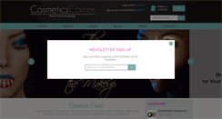 Desktop Screenshot of cosmeticscorner.com