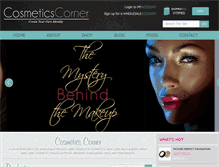 Tablet Screenshot of cosmeticscorner.com
